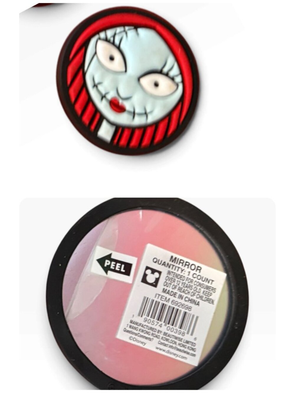 NEW Disney Sally Mini Round Purse Mirror – The Nightmare Before Christmas